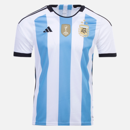 Camisola Argentina Principal Copa Do Mundo 2022 (Três estrelas)